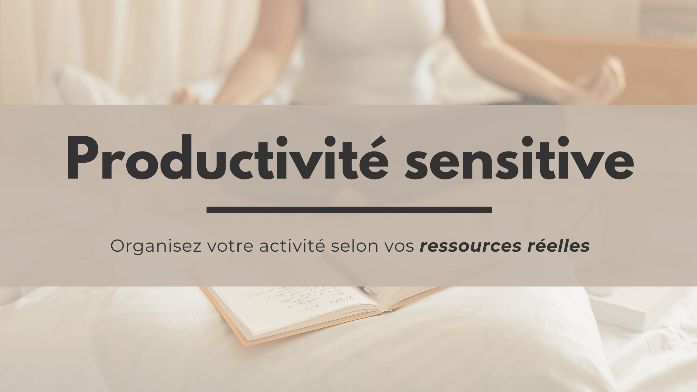 Planification semaine selon énergie