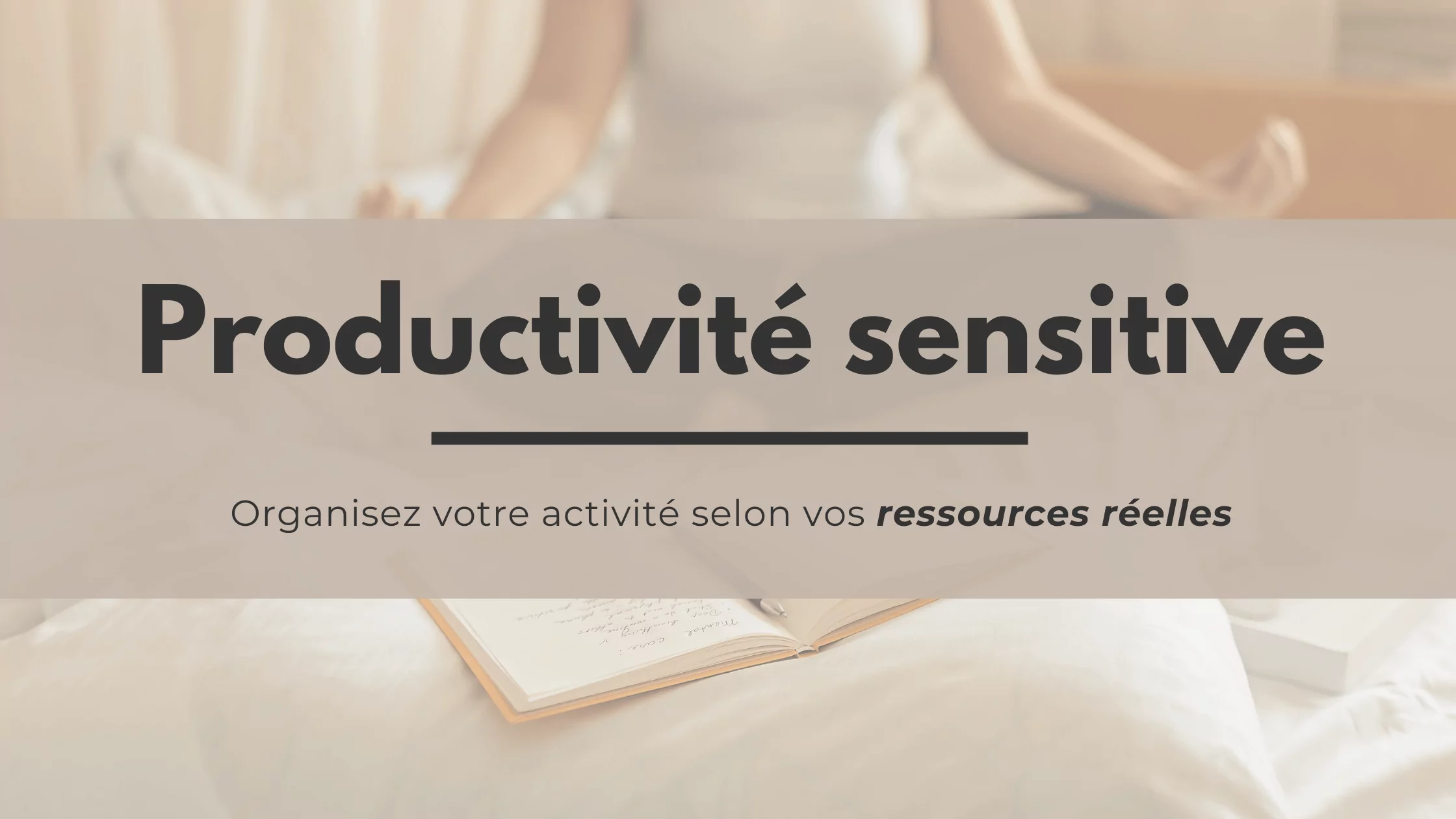 Planification semaine selon énergie
